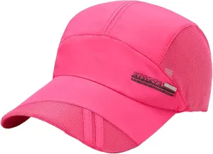 Quick Dry Baseball Running Cap for Men Outdoor Airy Mesh Adjustable Golf Caps Lightweight Sun Protection Sports Hats