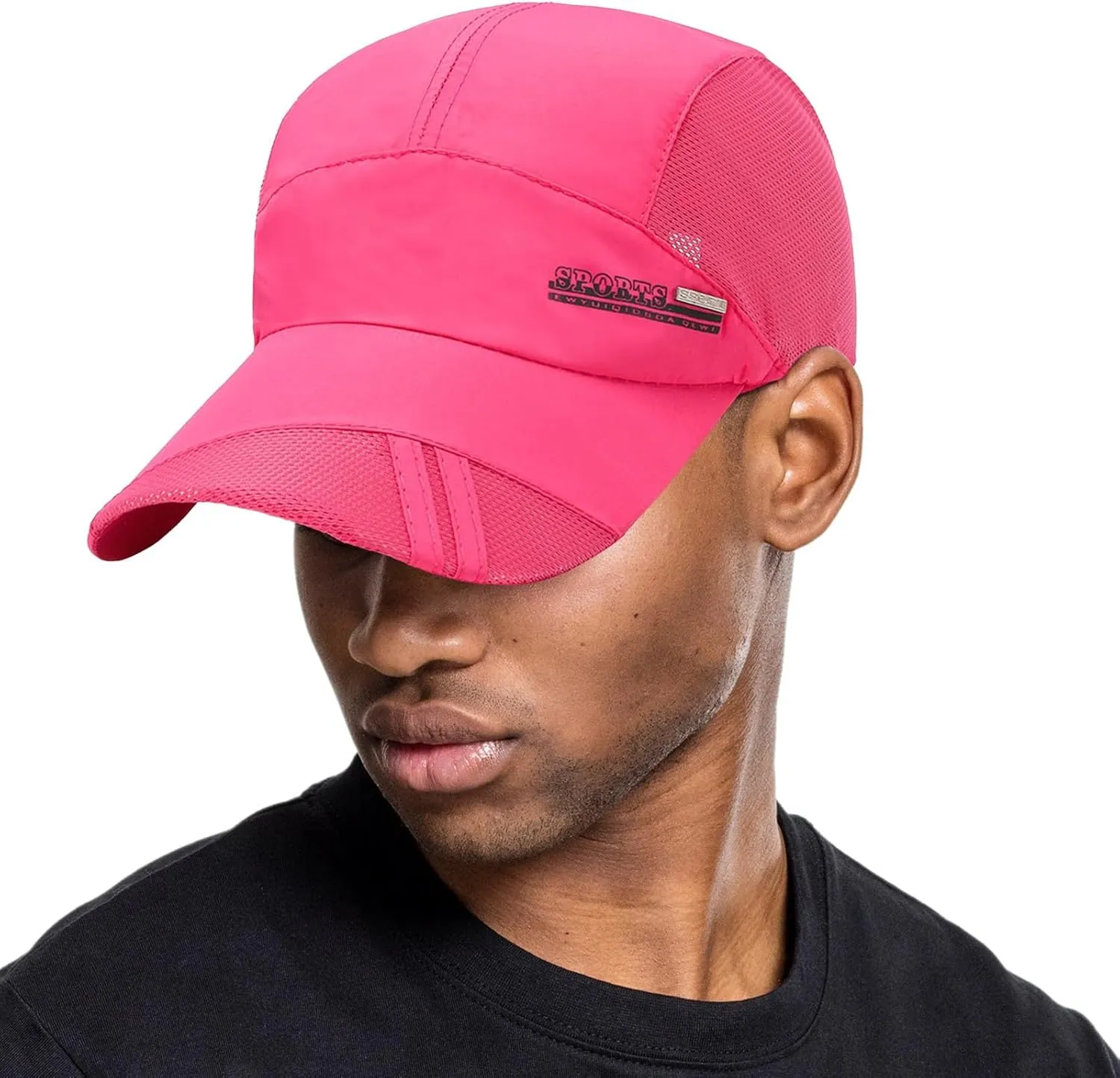 Quick Dry Baseball Running Cap for Men Outdoor Airy Mesh Adjustable Golf Caps Lightweight Sun Protection Sports Hats