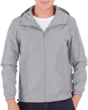 Rain Jacket for Men Lightweight Solid Color Hooded Raincoat Travel Hiking Cycling Windbreakers