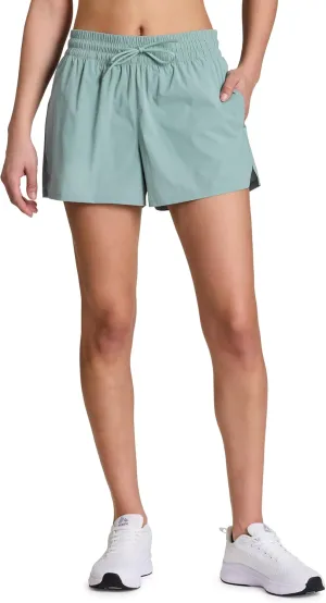 RBX Active Women's Workout Running Shorts with Attached Bike Short