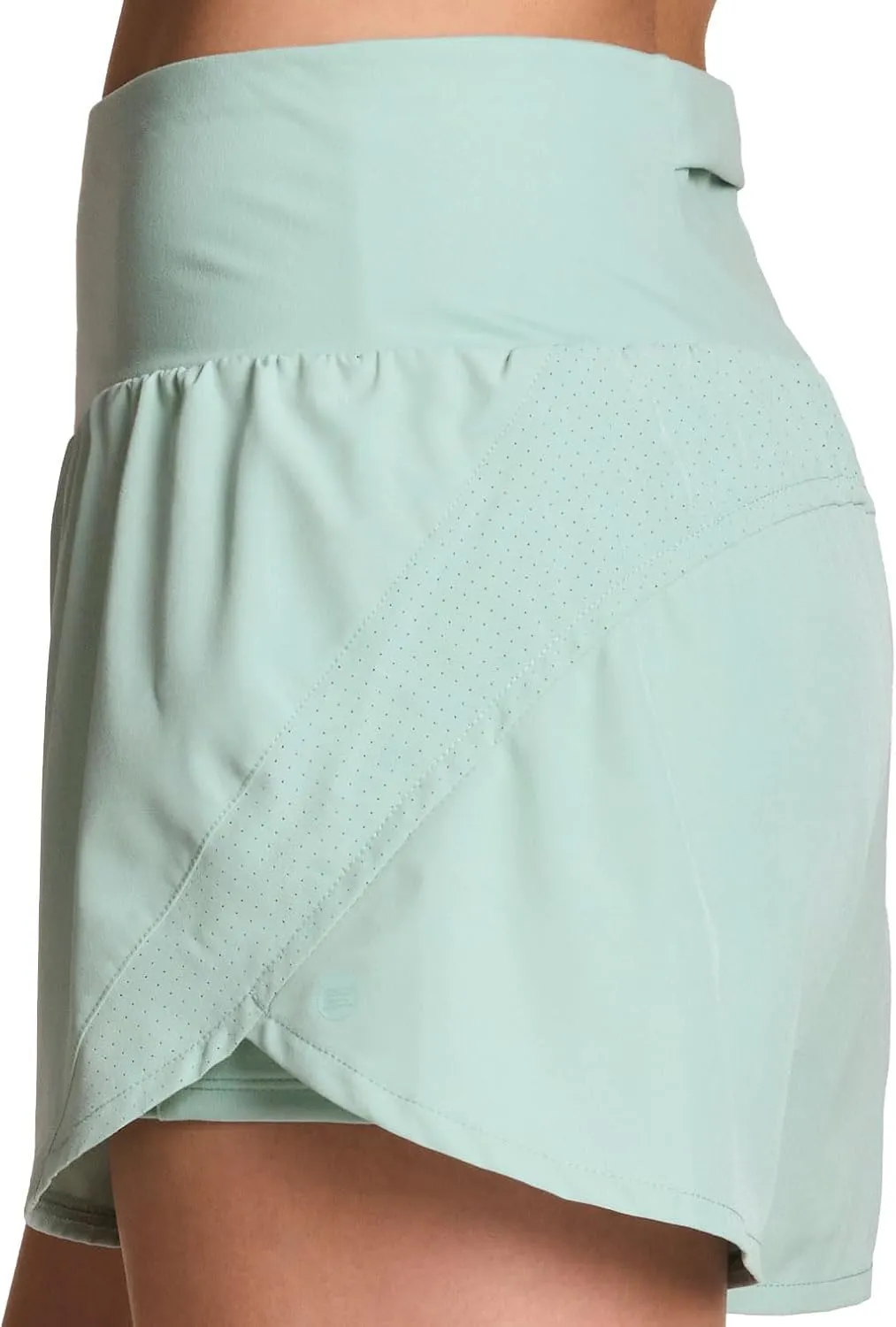 RBX Active Women's Workout Running Shorts with Attached Bike Short