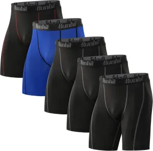 Runhit Compression Shorts Men Underwear Spandex Running Shorts Workout Athletic