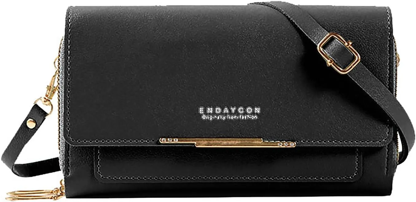 Shoulder Bags for Women Cute Hobo Tote Handbags Mini Clutch Purses with Zipper Closure Multi Compartment Purse(Black)