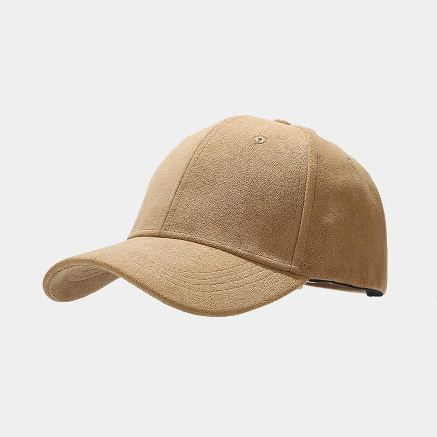 Suede Baseball Caps for Women Classic Adjustable Plain Running Dad Hats Stylish Unconstructed Low Profile Trucker Hat