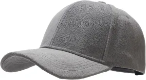 Suede Baseball Caps for Women Classic Adjustable Plain Running Dad Hats Stylish Unconstructed Low Profile Trucker Hat