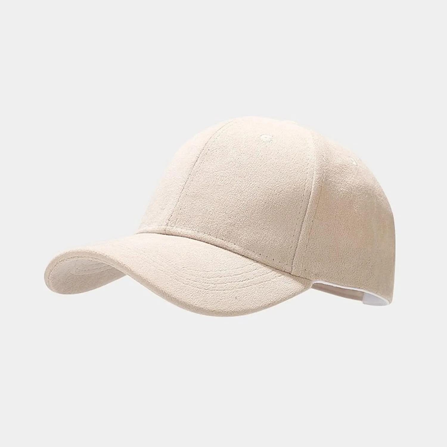 Suede Baseball Caps for Women Classic Adjustable Plain Running Dad Hats Stylish Unconstructed Low Profile Trucker Hat