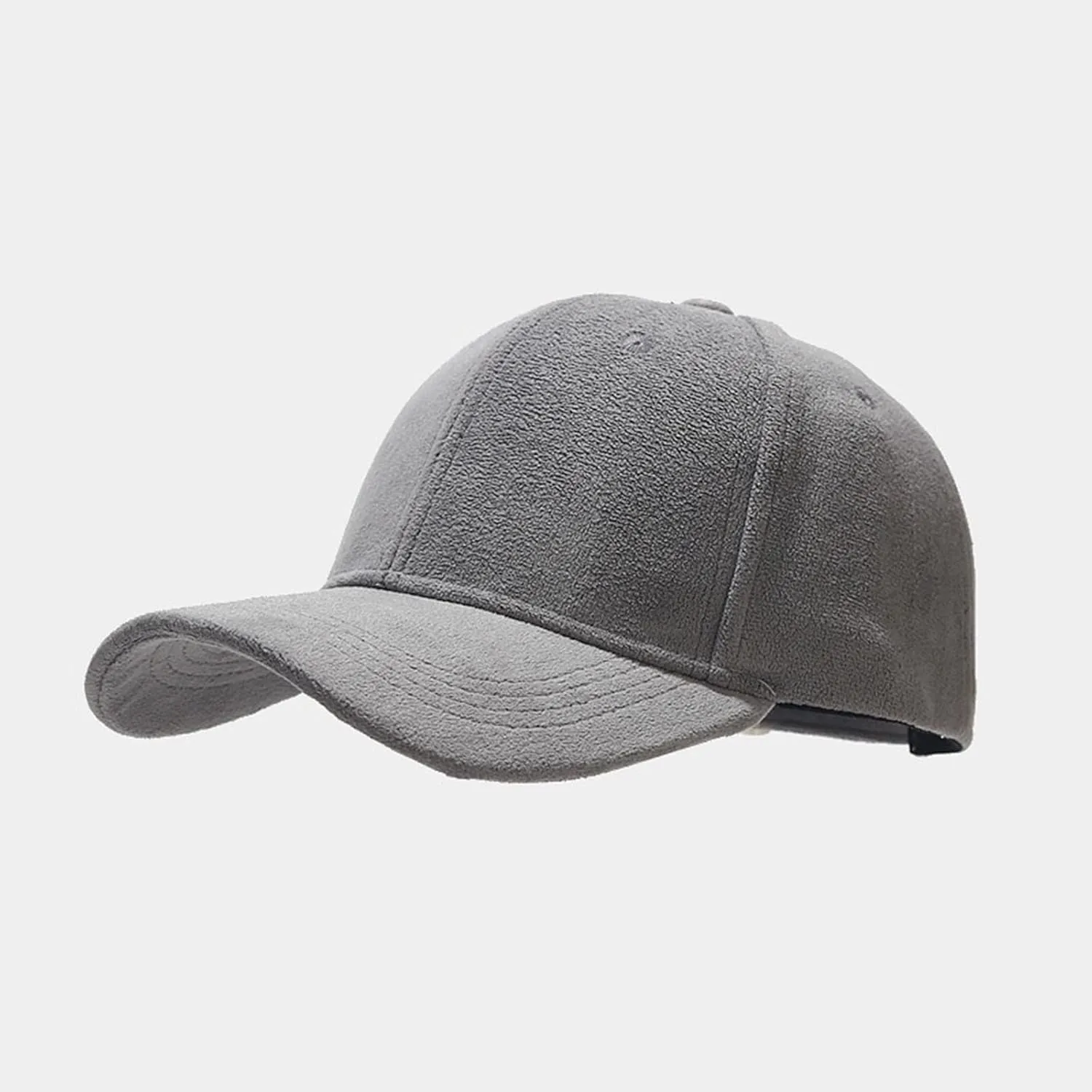 Suede Baseball Caps for Women Classic Adjustable Plain Running Dad Hats Stylish Unconstructed Low Profile Trucker Hat