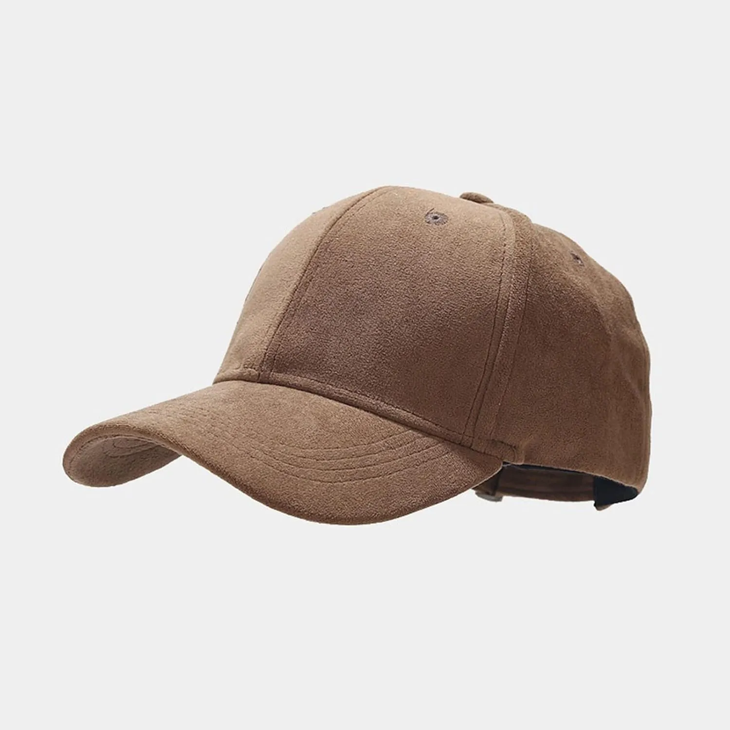 Suede Baseball Caps for Women Classic Adjustable Plain Running Dad Hats Stylish Unconstructed Low Profile Trucker Hat