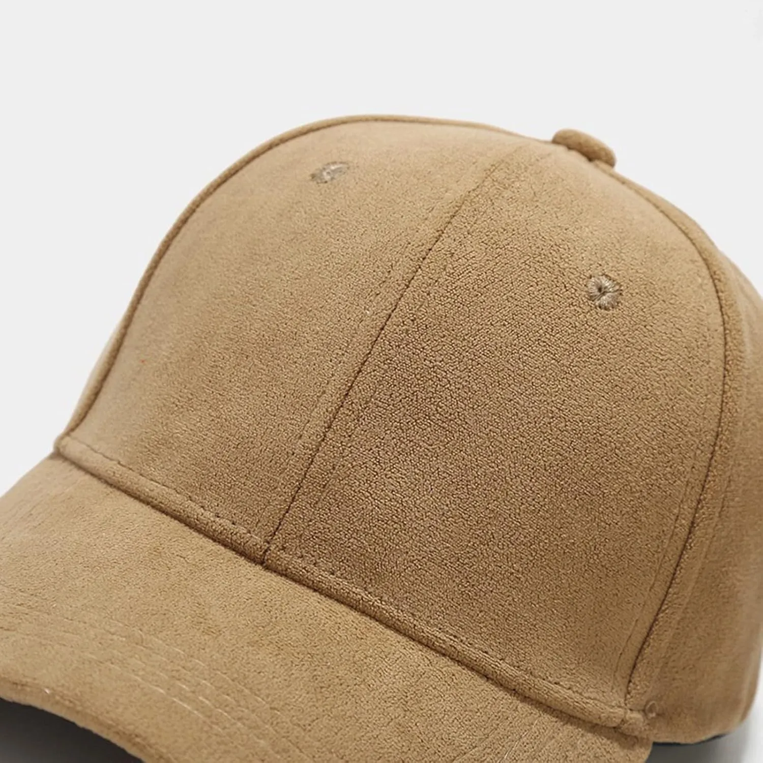 Suede Baseball Caps for Women Classic Adjustable Plain Running Dad Hats Stylish Unconstructed Low Profile Trucker Hat