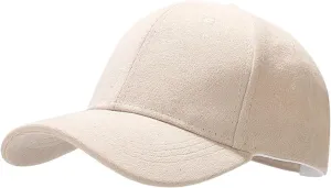 Suede Baseball Caps for Women Classic Adjustable Plain Running Dad Hats Stylish Unconstructed Low Profile Trucker Hat