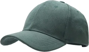 Suede Baseball Caps for Women Classic Adjustable Plain Running Dad Hats Stylish Unconstructed Low Profile Trucker Hat