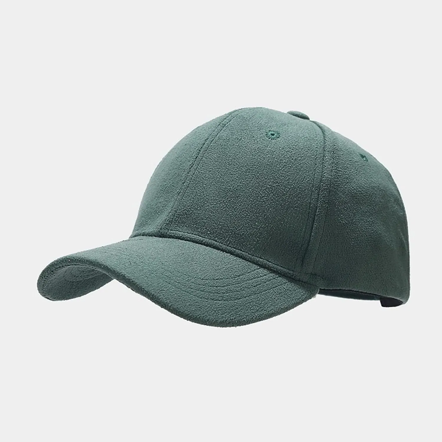 Suede Baseball Caps for Women Classic Adjustable Plain Running Dad Hats Stylish Unconstructed Low Profile Trucker Hat