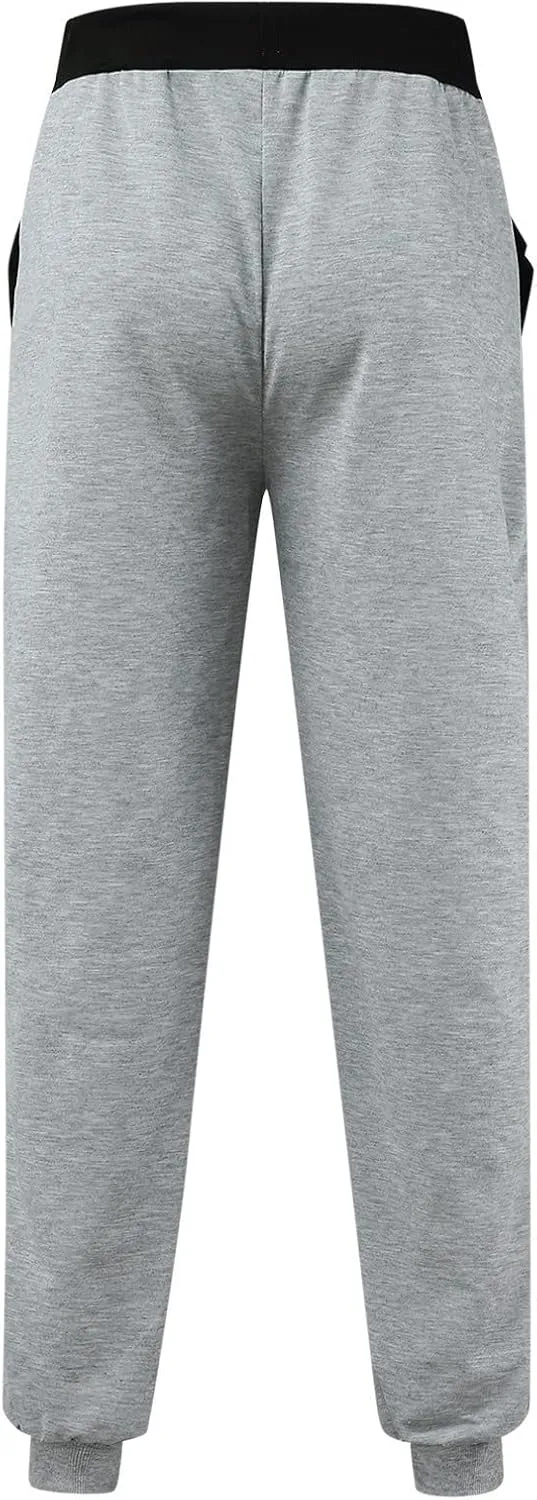 Sweatpants for Men, Cotton Joggers for Men Casual Slim Fit Big and Tall Drawstring Sweatpants Athletic Gym Pants