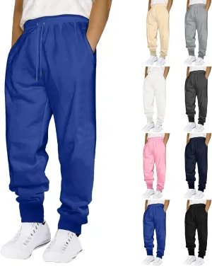 Sweatpants for Men, Mens Active Athletic Workout Jogging Sweatpants for Men with Pocket and Drawstring Cargo Pants