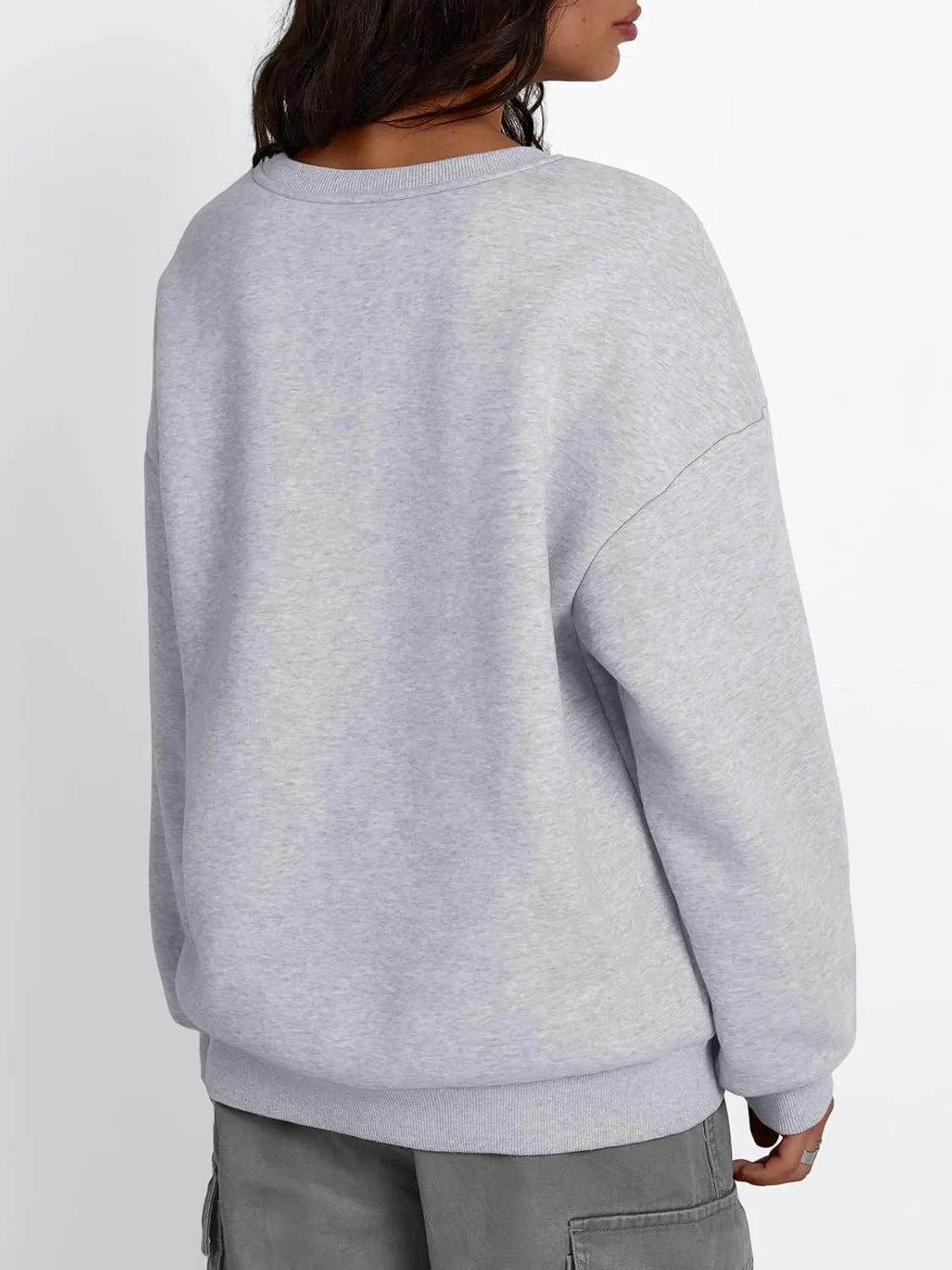 Trendy Queen Women's Winter Fleece Sherpa Lined Sweatshirts 2025 Crewneck Long Sleeve Pullover Hoodies Outfits Clothes