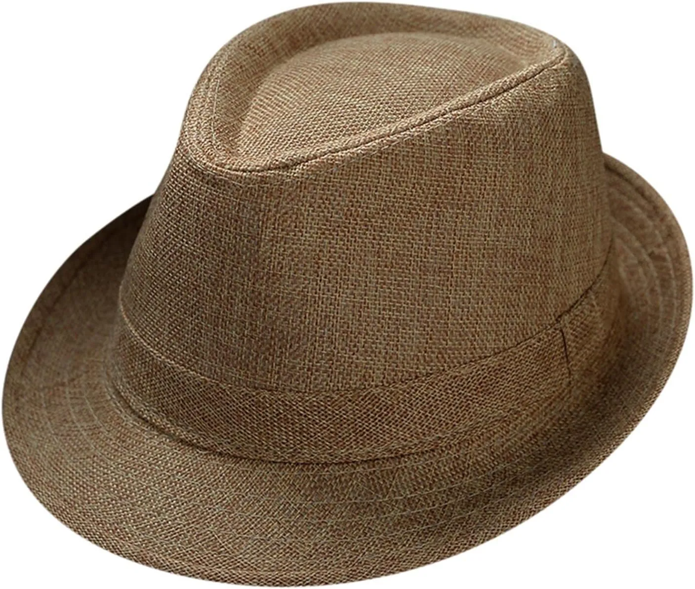 Unisex Short Brim Fedora Hats for Men Women Summer Classic Straw Fedora Sun Cap Fashion Panama Hats 2025