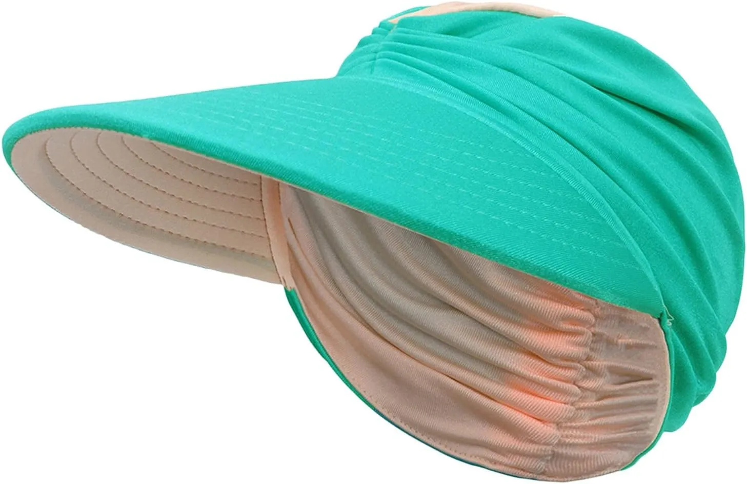 Wide Brim Baseball Hats for Womens Summer Soft Packable Foldable Ponytail Ladies Outdoor Travel Sun Protection Beach Hats