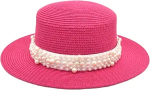 Women Straw Wide Brim Bucket Hat Solid Colors Breathable Sun Hats Beach Vacation Travel Fisherman Cap