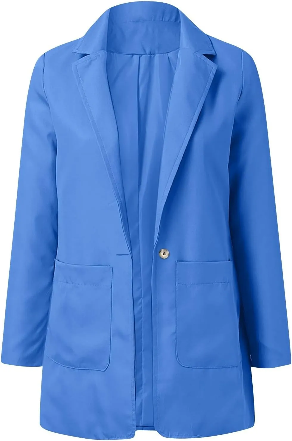 Womens Casual Blazers 2024 Winter Open Front Long Sleeve Work Office Suit Jackets Blazer