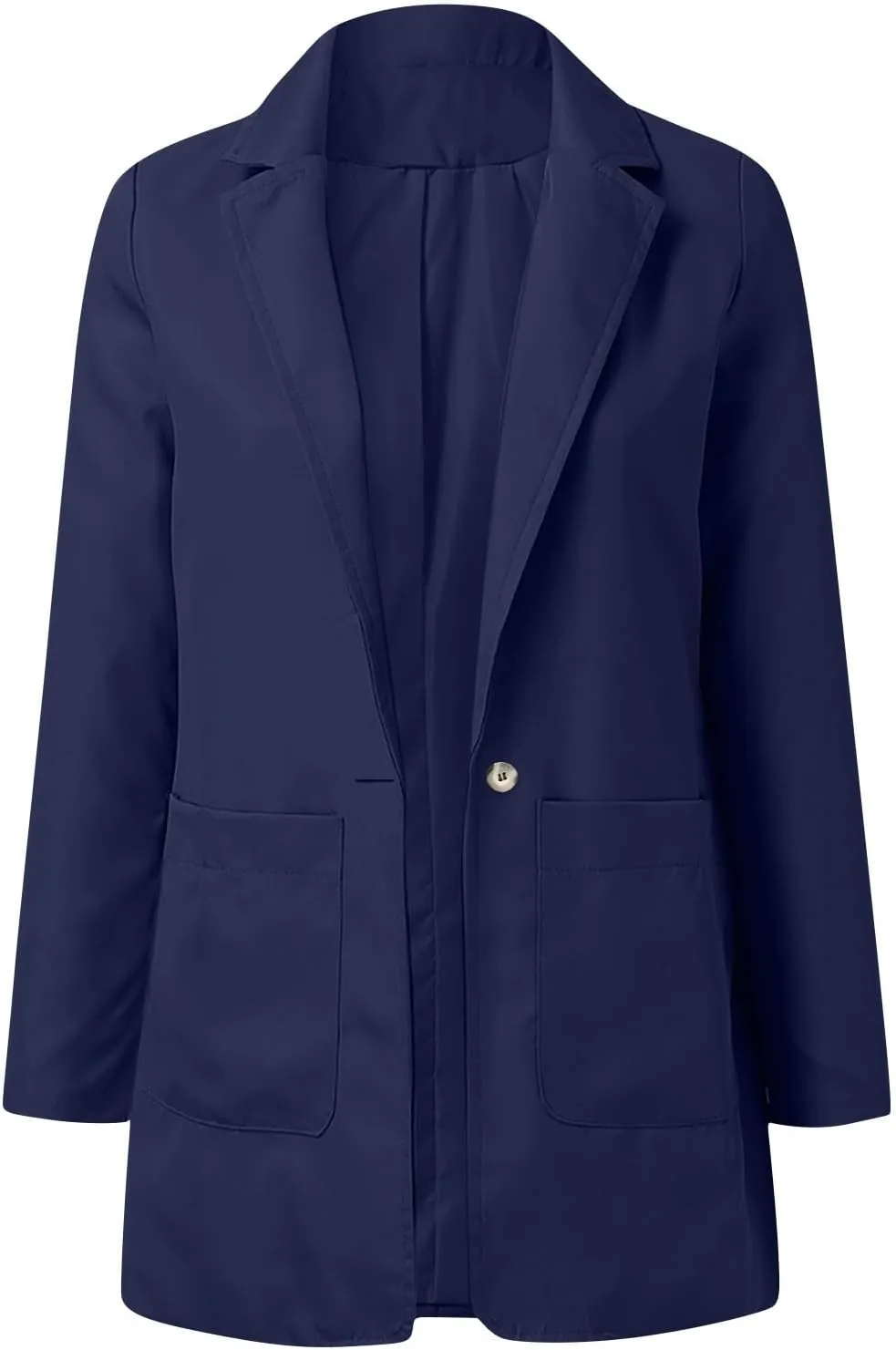 Womens Casual Blazers 2024 Winter Open Front Long Sleeve Work Office Suit Jackets Blazer