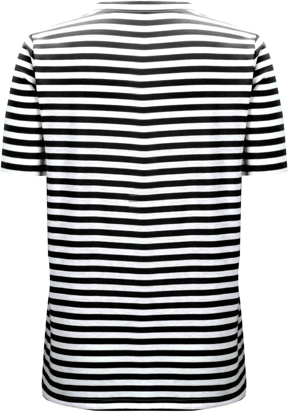 Women's Casual Short Sleeve Shirts Stripe Crew Neck Tees 2025 Summer Loose Tshirt Ladies Plus Size Blouse