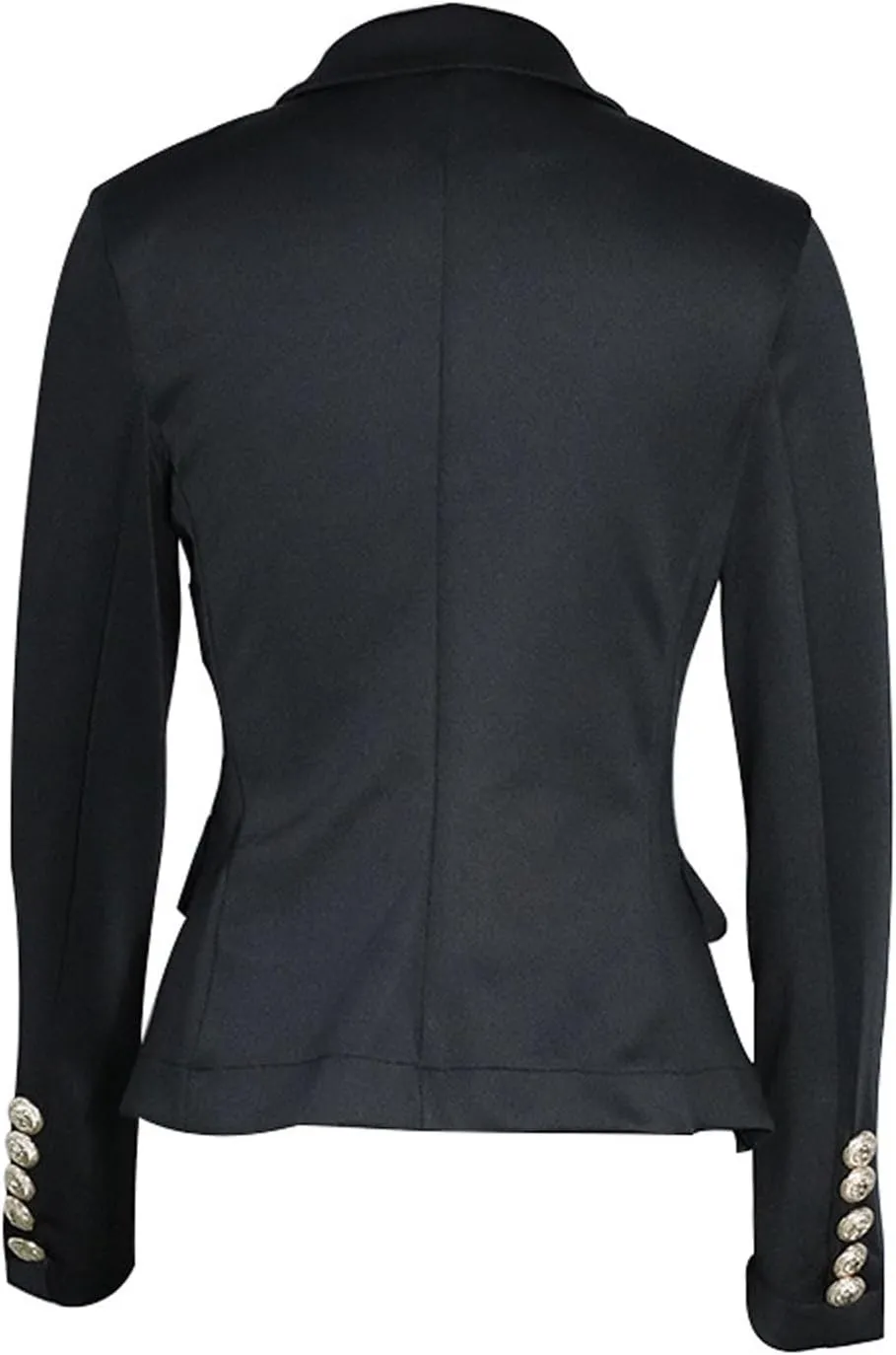 Womens Formal Business Blazer Double Breasted Long Sleeve Work Office Blazer Lapel Open Front Jacket Fall Outwear