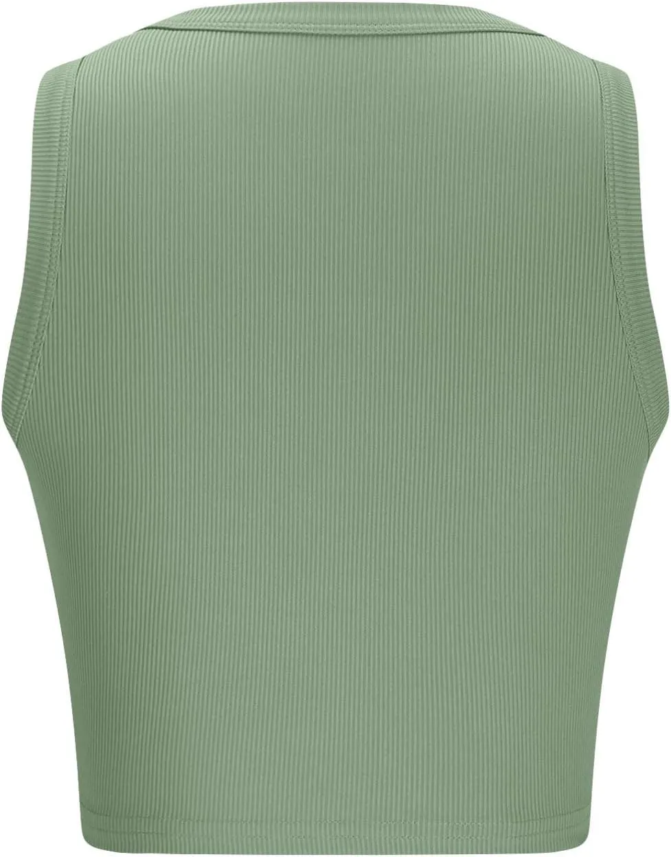 Womens Sleeveless Crewneck Tank Tops Yoga Workout Top Knit Ribbed Slim Fit Shirts Summer Casual Trendy Sports Clothes