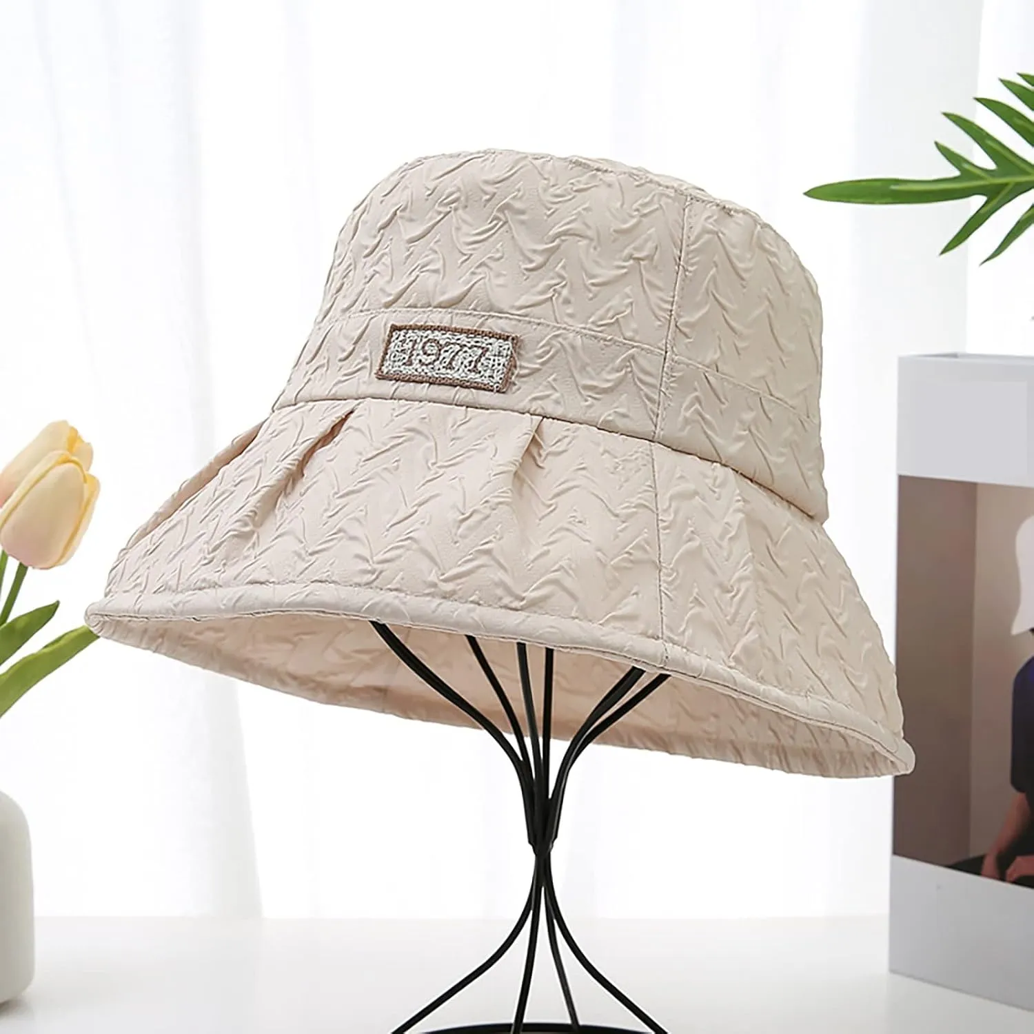 Women's Solid Colors Bucket Hats Wide Brim Sun Hats Outdoor Summer Travel Hiking Beach Fisherman Cap