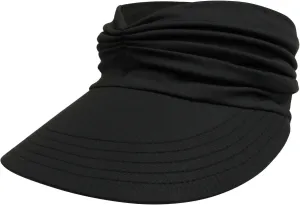 Women's Sun Visor Hat Beach Wide Brim UV Protection Cap with Ponytail Outdoor Sports Beach Golf Hiking Empty Top Hat