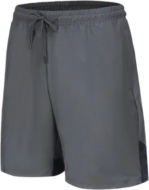 Xiaojmake Mens 7" Pursuit Running Shorts Quick Dry Athletic Short with Zipper Pockets Short Unlined Workout Running Shorts