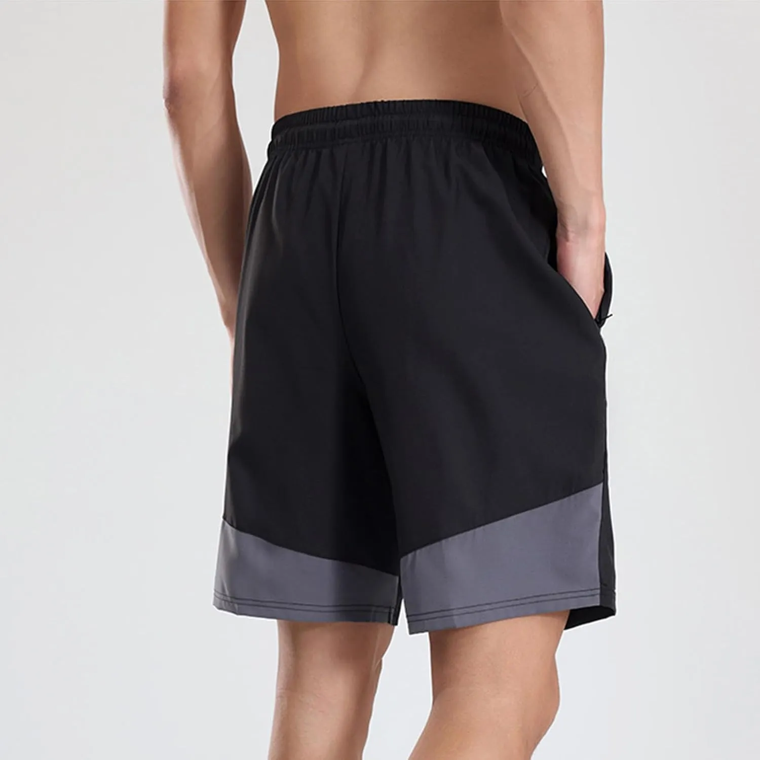 Xiaojmake Mens 7" Pursuit Running Shorts Quick Dry Athletic Short with Zipper Pockets Short Unlined Workout Running Shorts