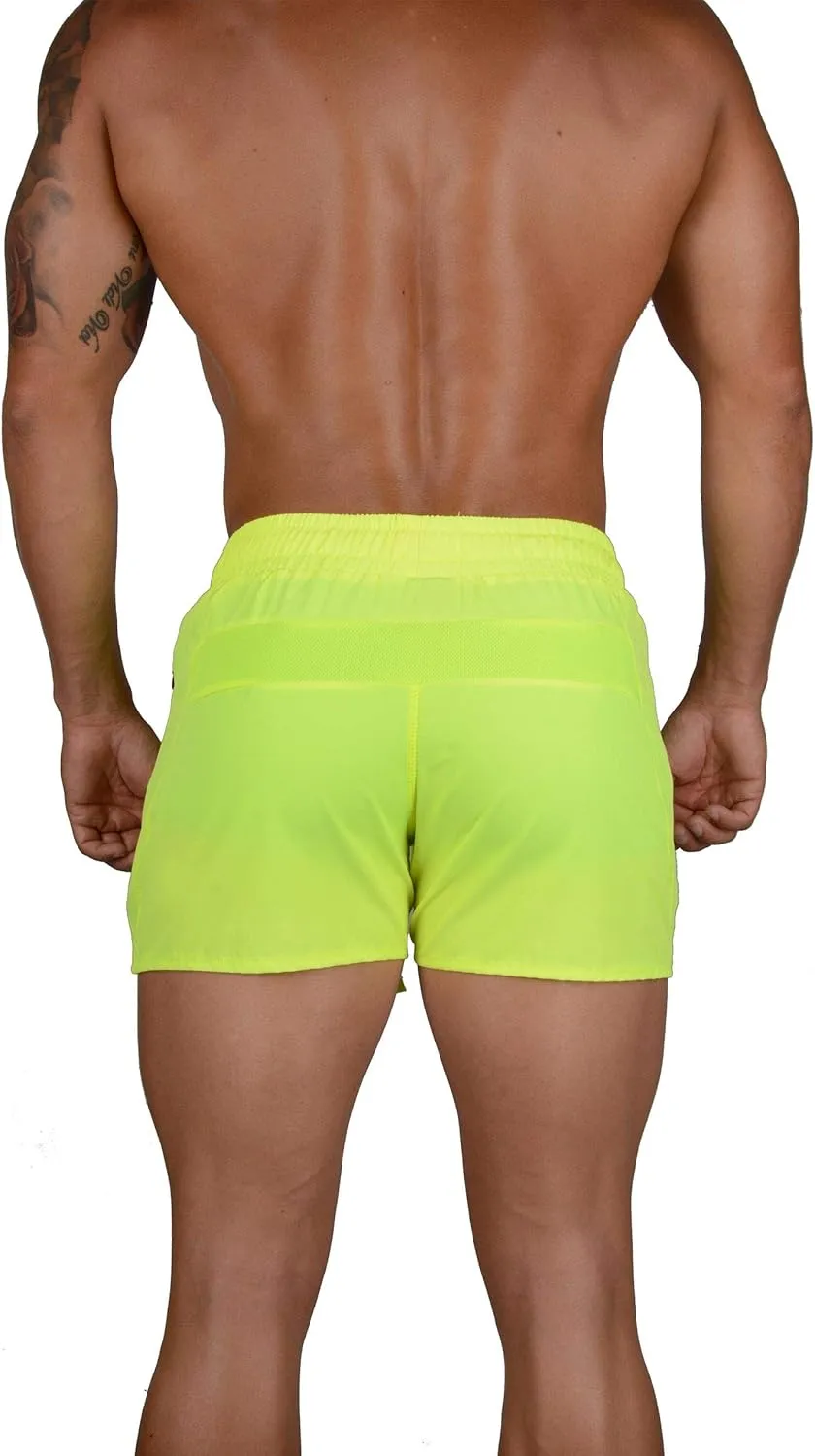 YoungLA Men's Bodybuilding Gym Running Shorts 101