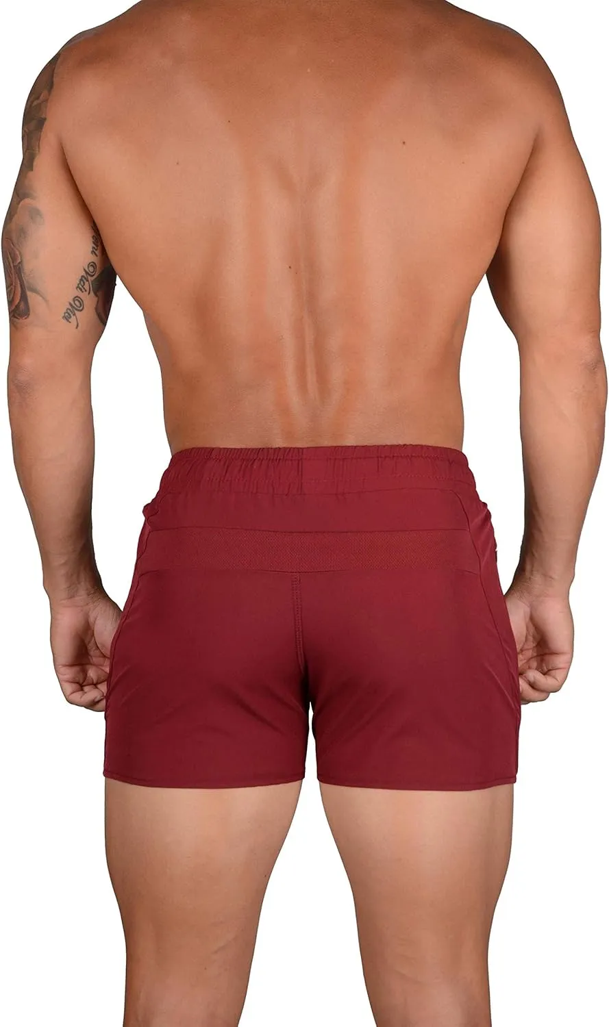 YoungLA Men's Bodybuilding Gym Running Shorts 101