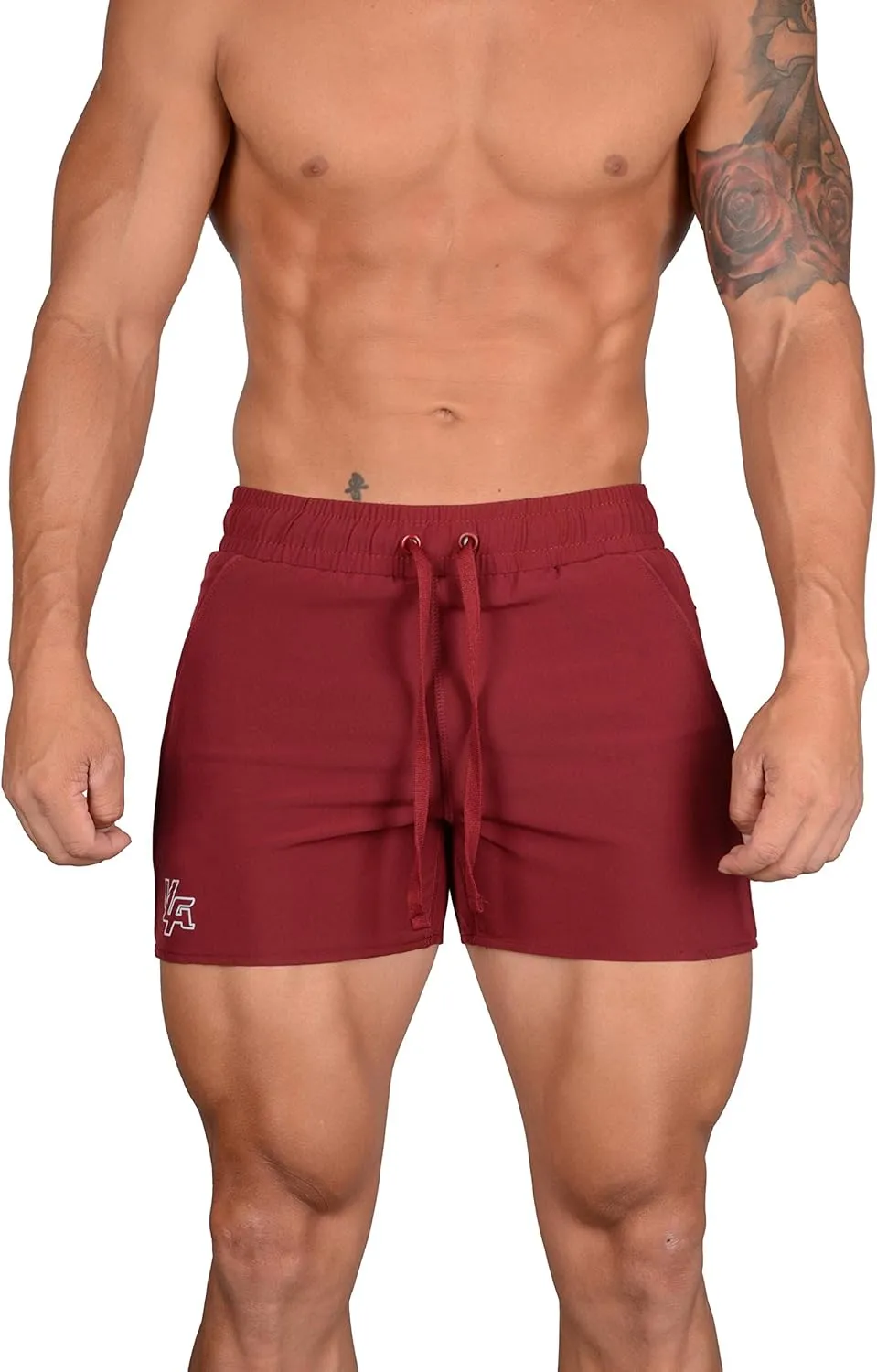 YoungLA Men's Bodybuilding Gym Running Shorts 101