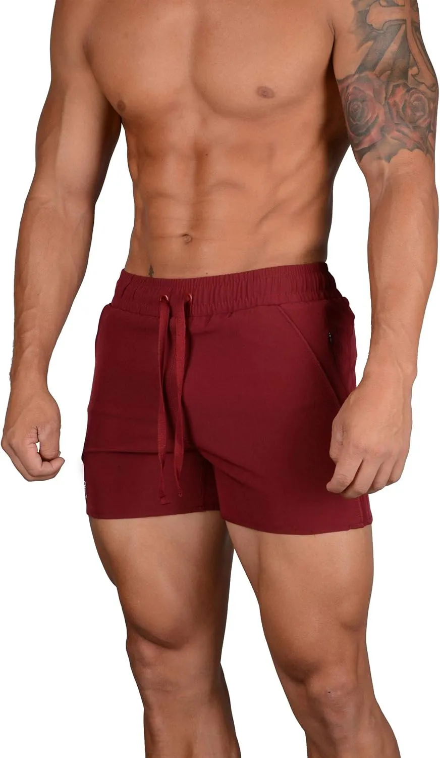 YoungLA Men's Bodybuilding Gym Running Shorts 101