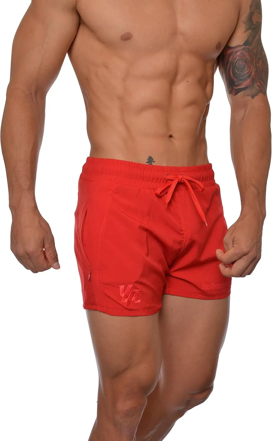 YoungLA Men's Bodybuilding Gym Running Shorts 101
