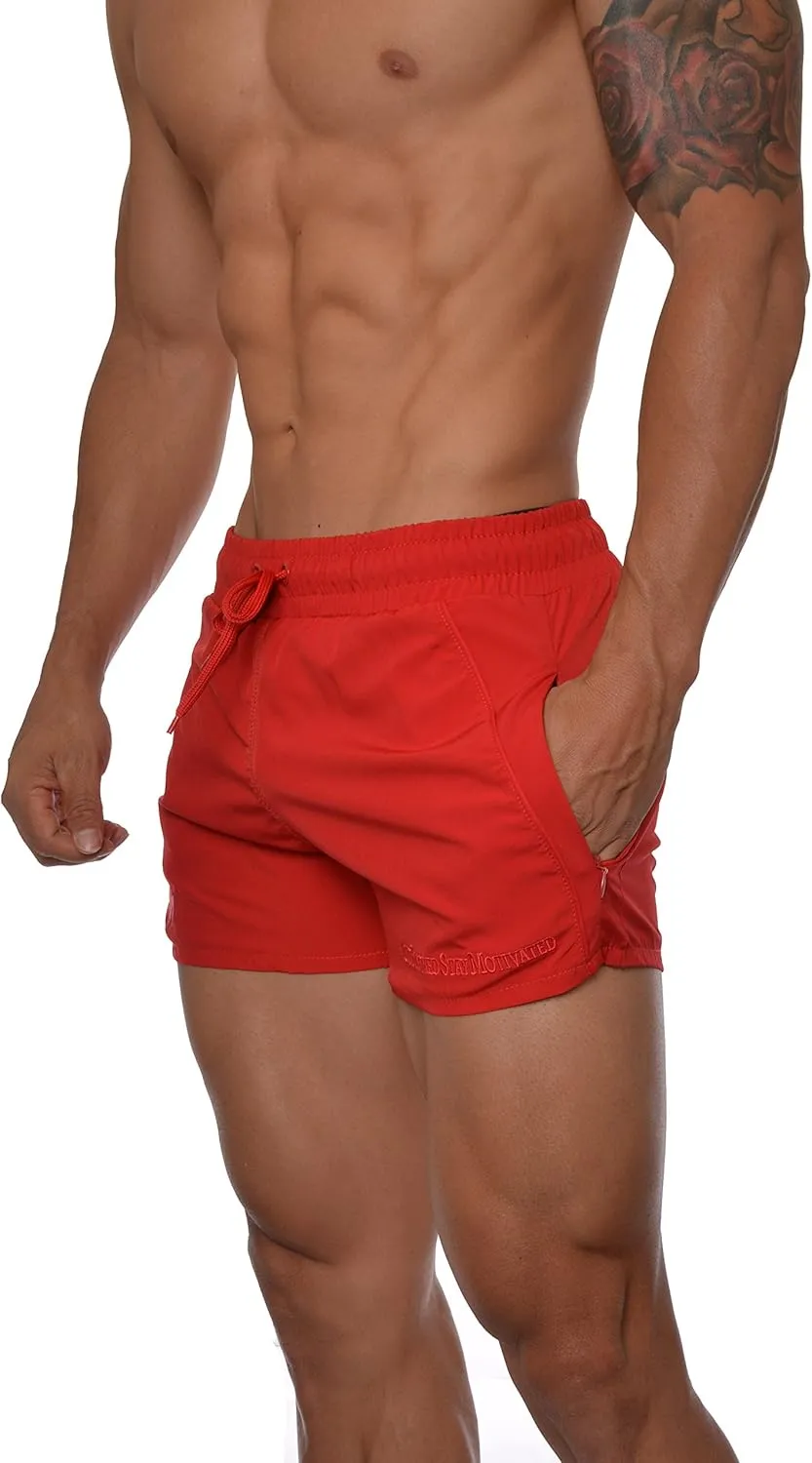 YoungLA Men's Bodybuilding Gym Running Shorts 101