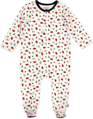 Zutano Baby Organic Cotton Footie Pajamas, Snap-Front Infant Pajamas